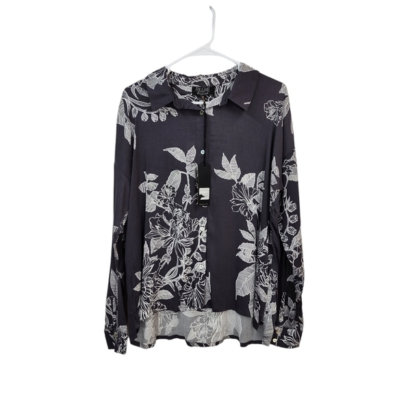 PJ Salvage Women's Floral Button Up Shirt - Picture 1 of 6
